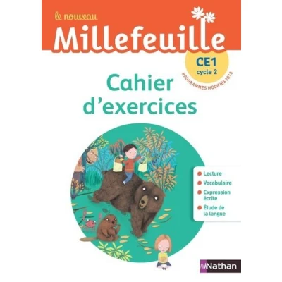 Image de Le nouveau Mille feuilles CE1 Cahier d&#039;exercices