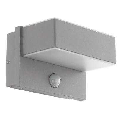 Afbeelding van EGLO Azzinano Wandlamp Voor buiten SMD LED Module IP44 Zilver