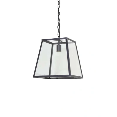 Afbeelding van Light &amp; Living Hanglamp Saunte 34x34x34.5 Zwart