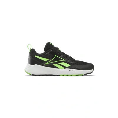 Afbeelding van Reebok Energen RUN Unisex Hardloopschoenen voor op de weg kinderen, Maat: 30.5, Black solarlime ftwrwhite Pu