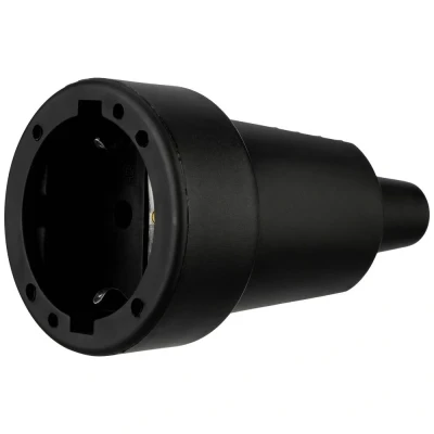 Afbeelding van REV 0512151777 Koppeling met randaarde Rubber 250 V Zwart IP20