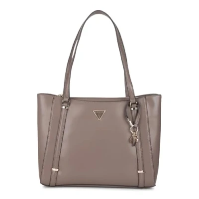 Afbeelding van Guess Daryna Elite TOTE Handtas, Dames, Maat: One Size, Dark taupe