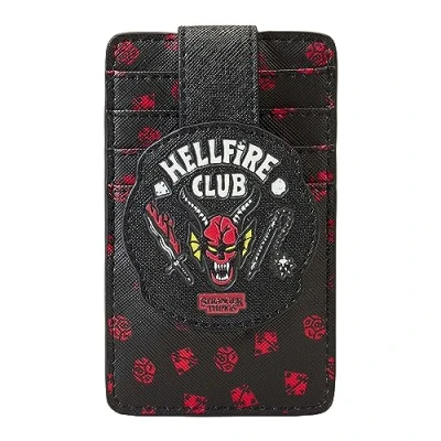 Afbeelding van Loungefly Stranger Things Hellfire Club Kaarthouder Meerkleurig, meerkleurig kaarthouder,