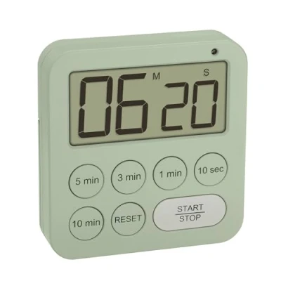 Afbeelding van TFA Dostmann 38.2056.04 Digitale timer en stopwatch, 3 volumeniveaus, snel eenvoudig invoeren van de tijd