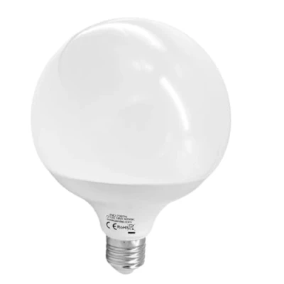 Afbeelding van Jandei Globe LED lamp 270º, G120, E27 schroefdraad, 18W (komt overeen met 140W) 4200K neutraal wit licht, 1800 lumen. Perfect voor woonkamer, keuken, badkamer, kantoor.