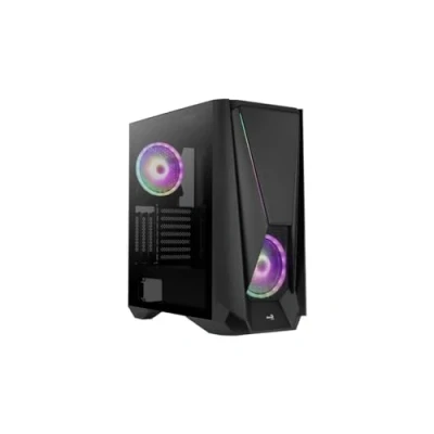 Afbeelding van ATX Semi tower Box Aerocool VISORBK LED RGB Black