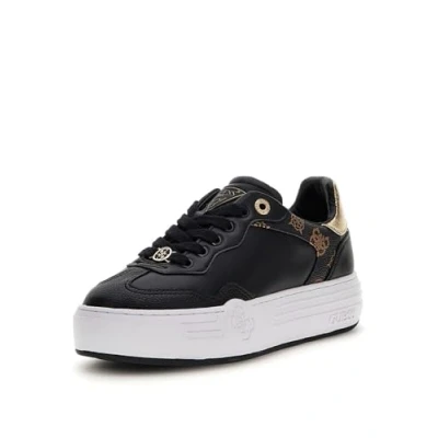Afbeelding van Guess Swole Sneakers laag, Dames, Maat: 41, Schwarz Textiel/ synthetisch