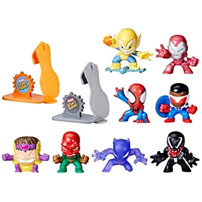 Afbeelding van Marvel Stunt Squad, verzamelpakket, minifiguren, superheldenspeelgoed, speelgoed voor kinderen