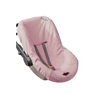 Afbeelding van Andy &amp; Helen Bekleding van badstof. Handig en comfortabel in te brengen dankzij de elastische hoeken, past op alle standaard eicellen roze