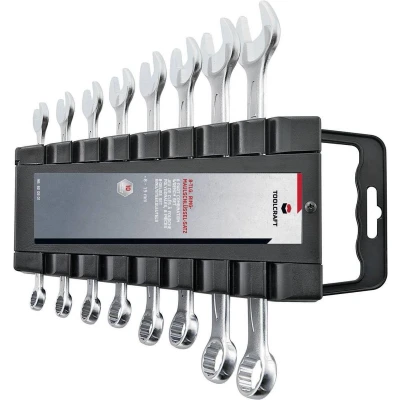 Afbeelding van TOOLCRAFT 820901 Ring steeksleutelset 8 delig 19 mm