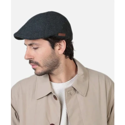 Afbeelding van Barts Corduroy Mitchell Cap Navy maat L Heren Wol Suitable Herenkleding