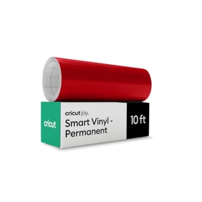 Afbeelding van Cricut Smart Vinyl Permanent, Rood, 14 cm x 3 m los (1)