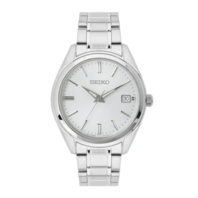 Afbeelding van Seiko heren New LInk horloge SUR307P1 in de kleur Zilver