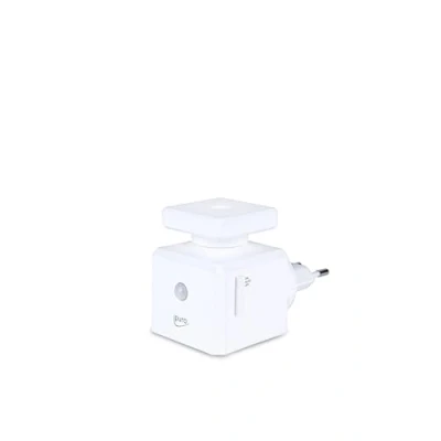 Afbeelding van ipuro Electric Scent Plug met bewegingsmelder en sfeerlicht, navulbare kamergeurverspreider voor stopcontact, luchtverfrisser 3 geurniveaus, diffuser