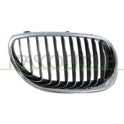 Afbeelding van PRASCO BM0472003 Grille Auto Rechts voor Chroom/zwart BMW: 5 Saloon