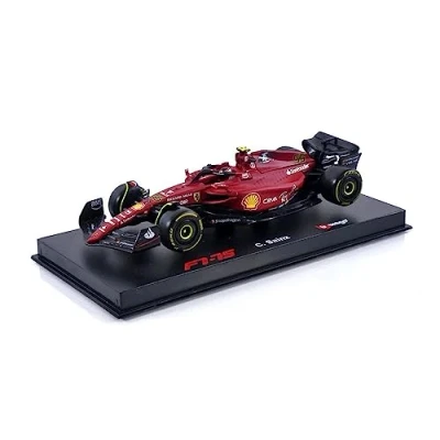 Afbeelding van Ferrari F1 75 2022 #55 C.Sainz 1 43 Burago Racing Series