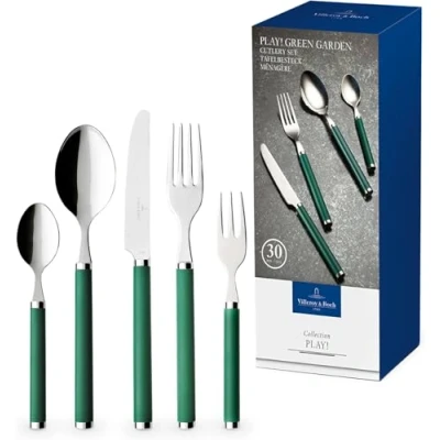 Afbeelding van Villeroy &amp; Boch Bestekset Play! Green Garden 30 delig