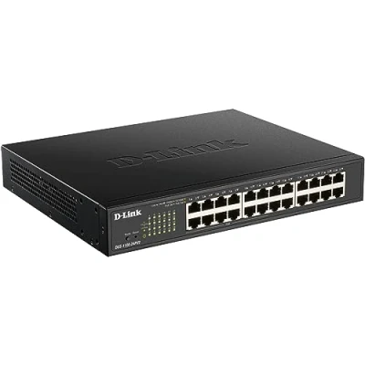 Image de D Link DGS 1100 24PV2 Commutateur intelligent 24 x 10/100/1000 (12 PoE+) de bureau, Montable sur rack PoE+ (100 W)