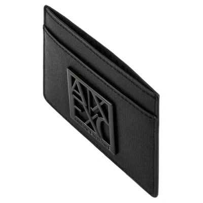 Afbeelding van Armani Exchange Porta Carte Credito Portemonnee, Dames, Maat: One Size, Nero/black