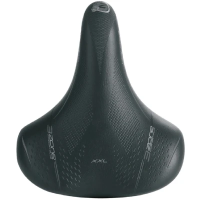 Afbeelding van Selle Bassano Volare XXL Cruiser Fietszadel met dubbele veer zwart