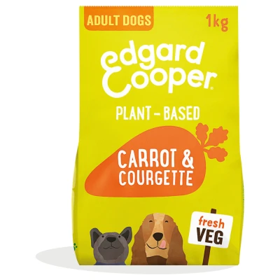 Afbeelding van Edgard&amp;Cooper Plantbased Adult Wortel&amp;Courgette Hondenvoer 1 kg
