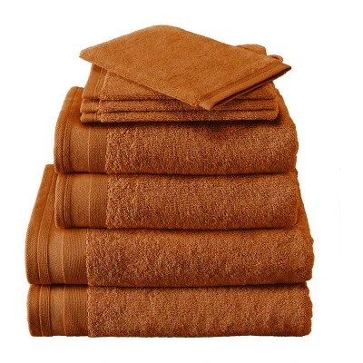 Afbeelding van De Witte Lietaer Contessa Washandjes 16x22 cm Set van 6 Caramel