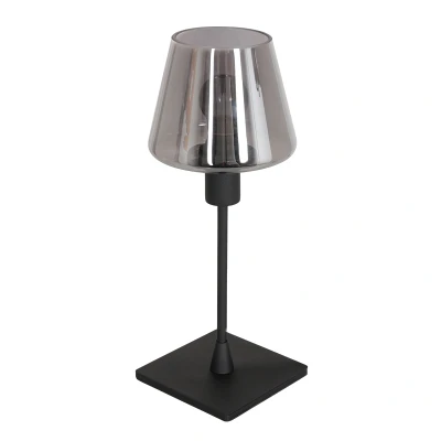 Afbeelding van Steinhauer tafellamp Ancilla zwart metaal 13,5 cm E14 fitting 3102ZW