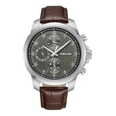 Afbeelding van Police Mensor Chronograaf, Heren, Maat: One Size, Brown