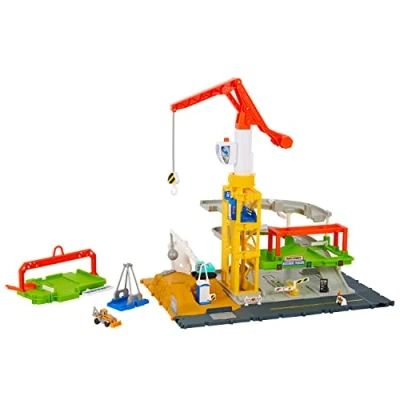 Afbeelding van Matchbox Action Drivers Bouwplaats Speelset met licht en geluid 1 bouwplaatsvoertuig