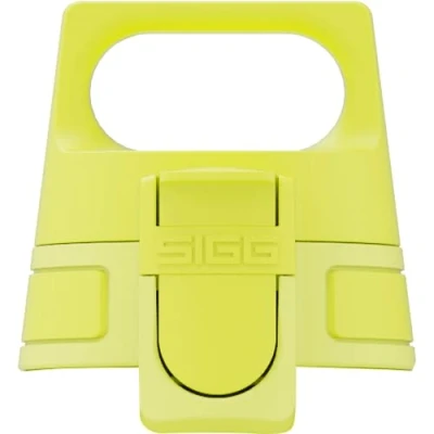 Afbeelding van SIGG WMB One Top deksel geel (één maat), reserveonderdeel voor fles, lekvrije sluiting die met één hand kan worden geopend