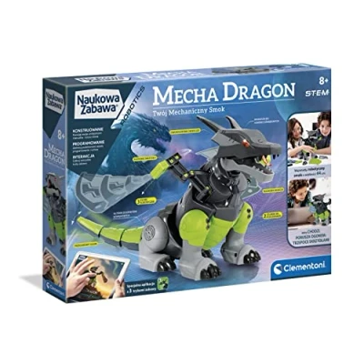 Afbeelding van Clementoni 50682 laboratorium mechanische robot draak educatief speelgoed voor kinderen vanaf 8 jaar, versie Polen, meerkleurig