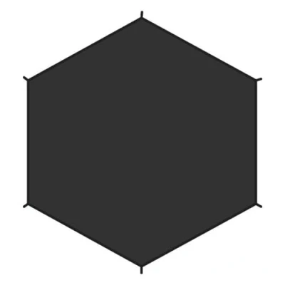 Afbeelding van Fjällräven Dome 2 Footprint Black Tent accessoire
