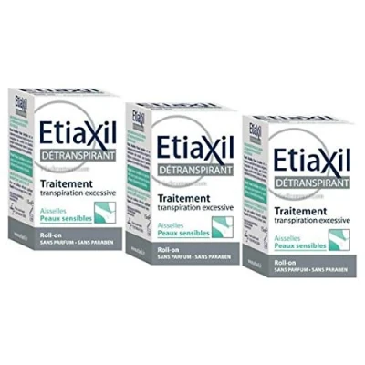 Afbeelding van Etiaxil vochtregulerende oksels voor de gevoelige huid, 3 x 15 ml