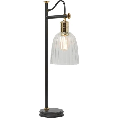 Afbeelding van Elstead Lighting LED Tafellamp Douille 1X E27 Max 60W Black/Polished Brass