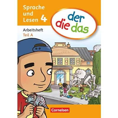 Afbeelding van der die das Sprache und Lesen 4. Schuljahr: Arbeitsheft Teil A B im Paket