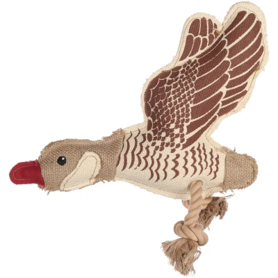 Afbeelding van Flamingo Nada Speelgoed Honden Hs Gans Bruin 6x31x29cm 1st 138236