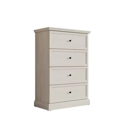 Afbeelding van Meubella Ladekast Leroy Wit eiken 75 cm
