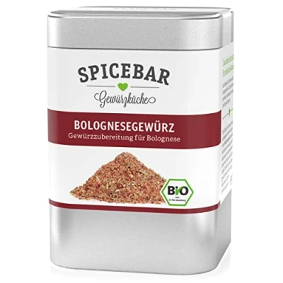 Afbeelding van Spicebar bolognese specerijen kruidenmix voor pasta, spaghetti en lasagne in biologische kwaliteit (70 g)