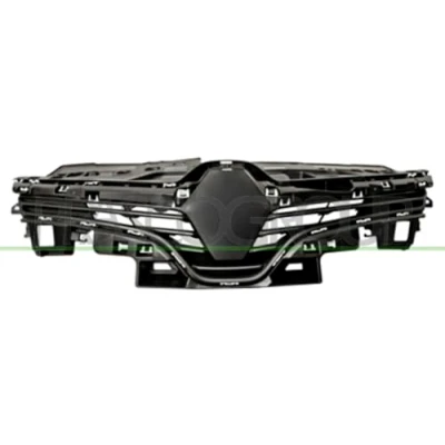 Afbeelding van PRASCO RN3302001 Grille Auto Korrelig Zwart RENAULT: CLIO 4, 4 Kasten