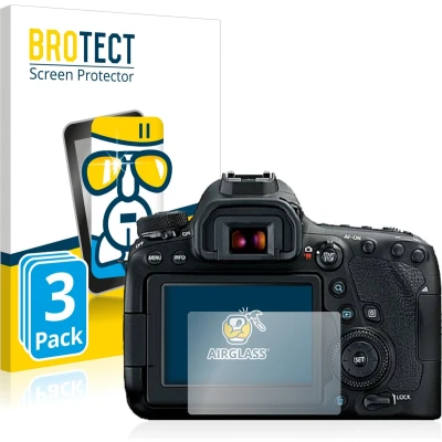 Afbeelding van BROTECT Screenprotector voor Canon EOS 6D Mark II Folie Beschermfolie Beschermglas transparant (3 Stuks)