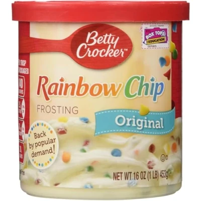Afbeelding van Betty Crocker Rijk en romig glazuur met regenboogchips