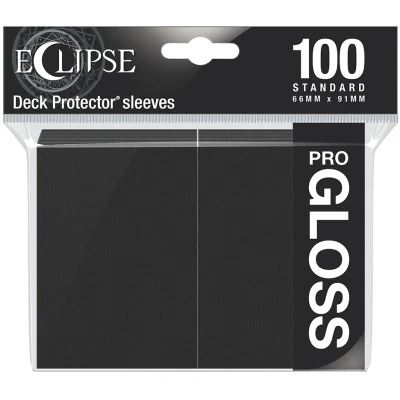 Afbeelding van UP Standard Sleeves Gloss Eclipse Jet Black (100 Sleeves)