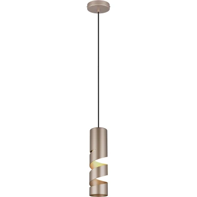 Afbeelding van Stream hanglamp, bruin, Ø 8 cm, metaal, GU10
