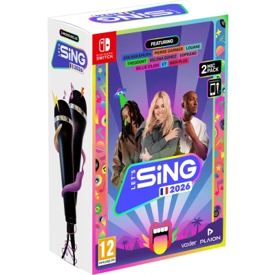 Afbeelding van Let&#039;s Sing 2026 + 2 Microphones Version Française Nintendo Switch