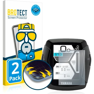 Afbeelding van BROTECT Screenprotector voor Yamaha LCD C Display 2019 (E Bike Display) Folie Beschermfolie matte volledig dekking (2 Stuks)