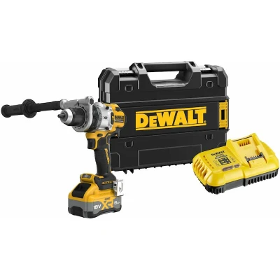 Afbeelding van DEWALT DCD1007WW1T QW 18V XR Premium accu klopboorschroefmachine in TSTAK koffer (1x 8,0Ah + lader)