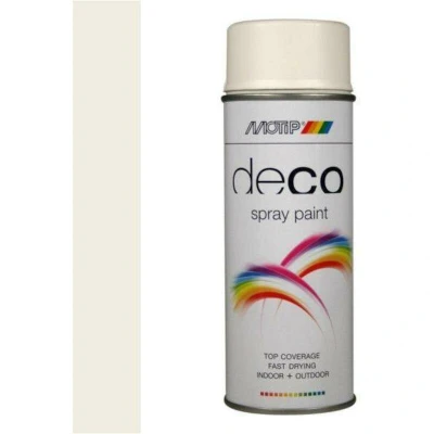 Image de Motip Deco Laque En Spray Paint Mat 0,4l Blanc Pur