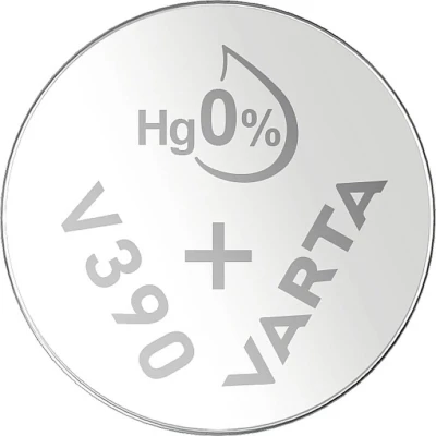 Afbeelding van Varta SR54 (V390) Zilveroxide Zink knoopcel, 1.55V horlogebatterij