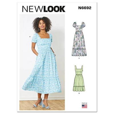 Afbeelding van New Look Naaipatroon N6692 Jurken voor dames