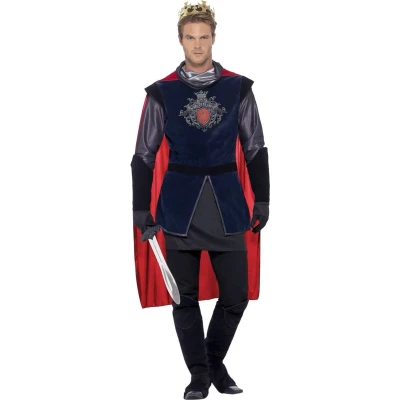 Afbeelding van &quot;Middeleeuwse koning outfit voor mannen Verkleedkleding Large&quot;